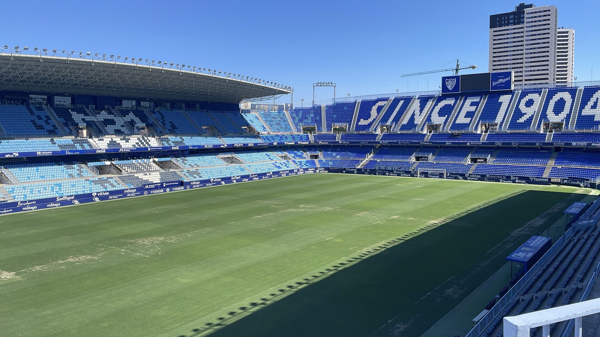 La Rosaleda, estadio del Málaga
