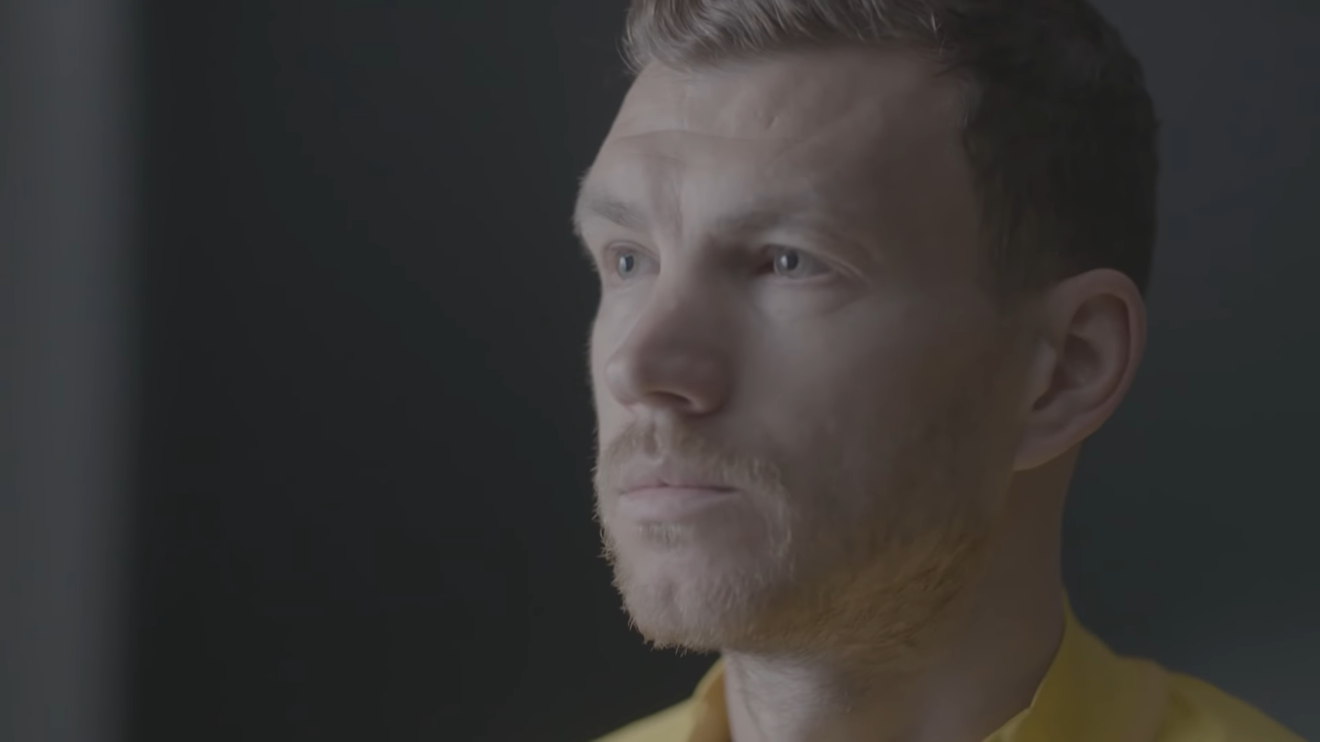 Edin Džeko at the interview of Fudbal BiH in 2020.