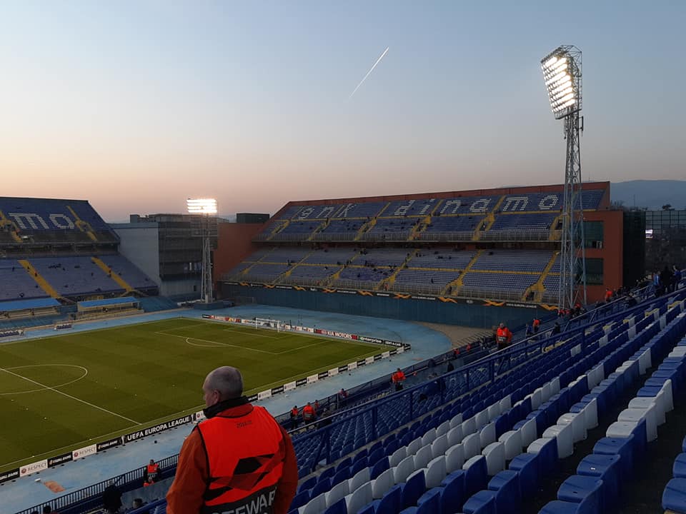 El estadio Maksimir, del Dinamo de Zagreb