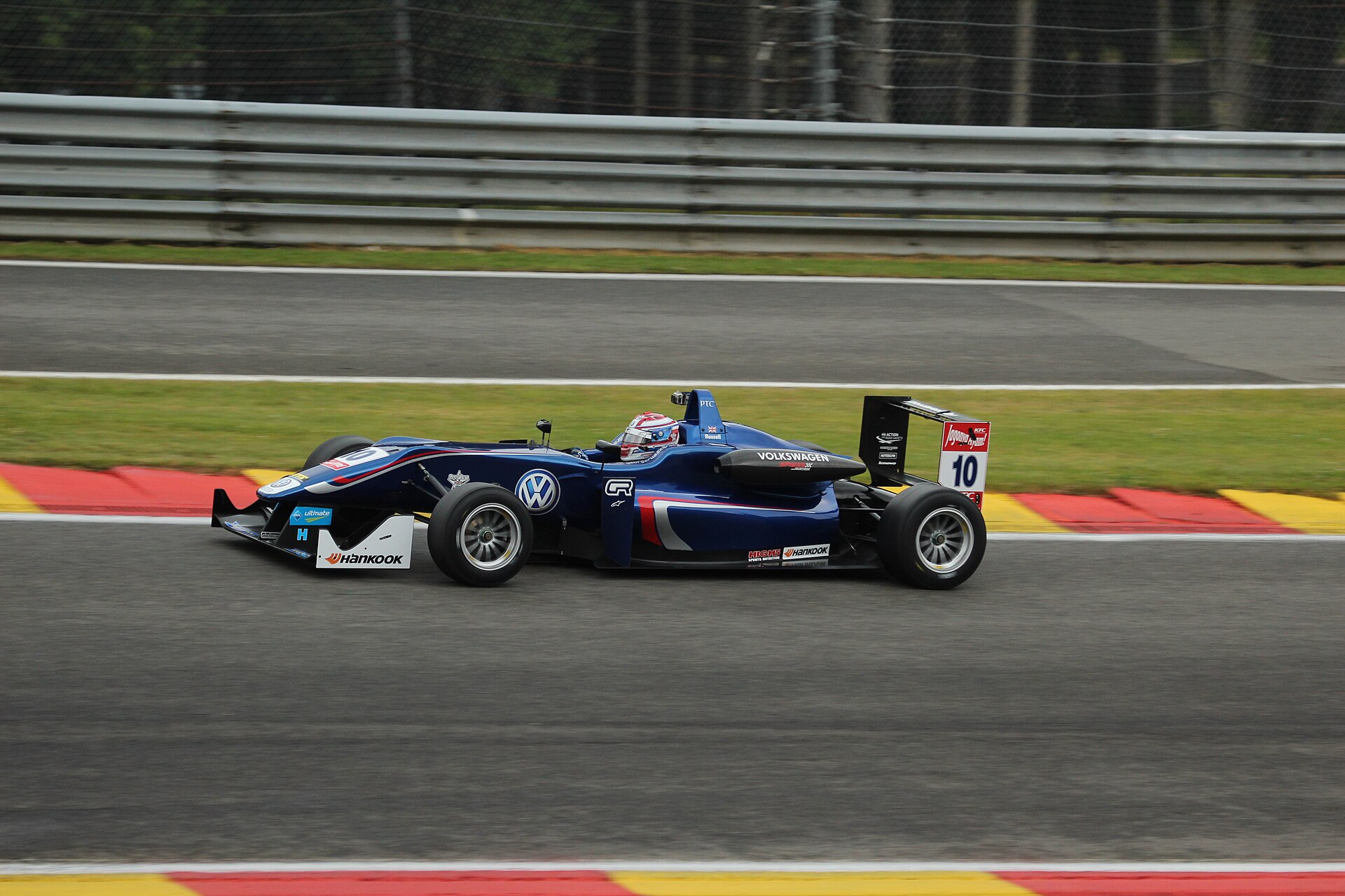 George Russell at Spa in 2015, European Formula 3 Championship