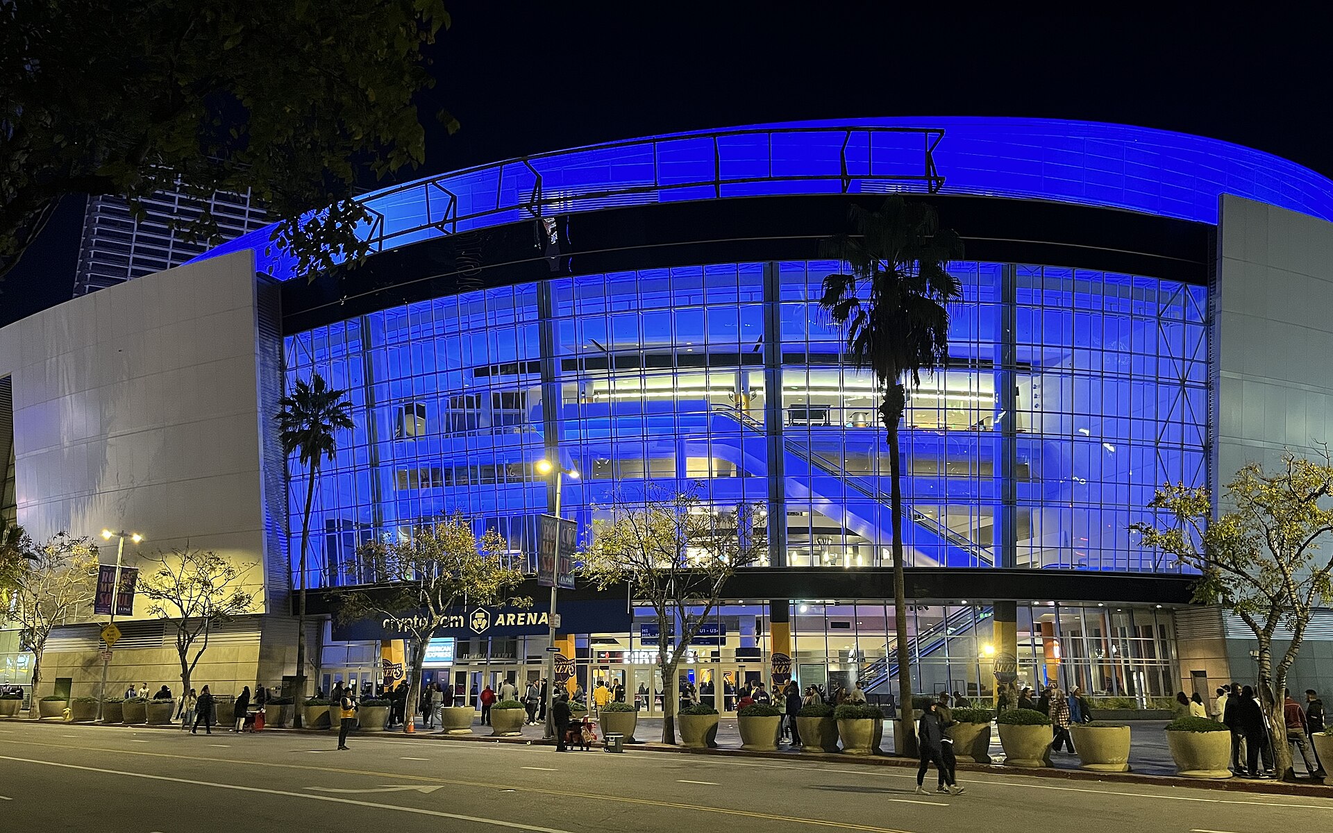 El pabellón de Los Angeles Lakers