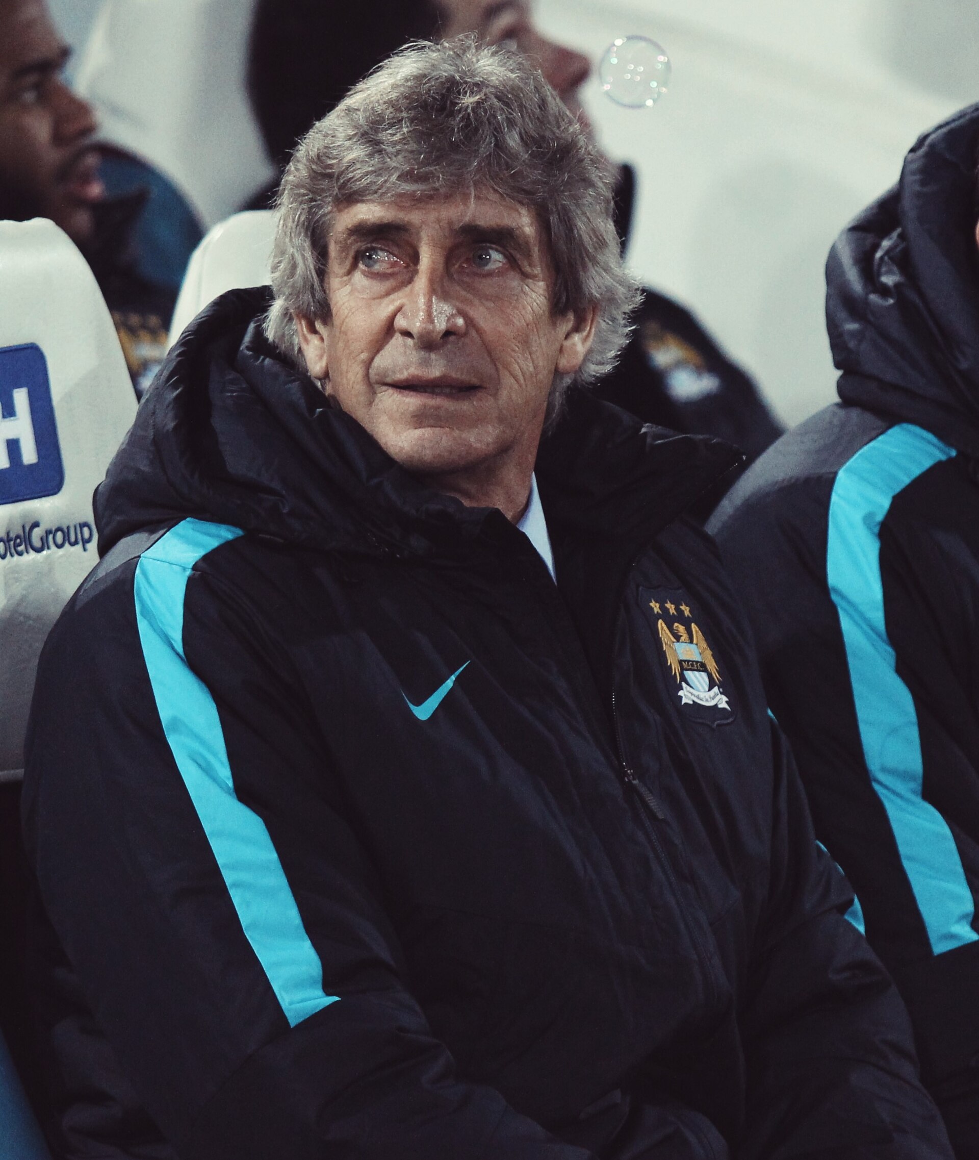 Manchester City manager Manuel Pellegrini before the game against West Ham.