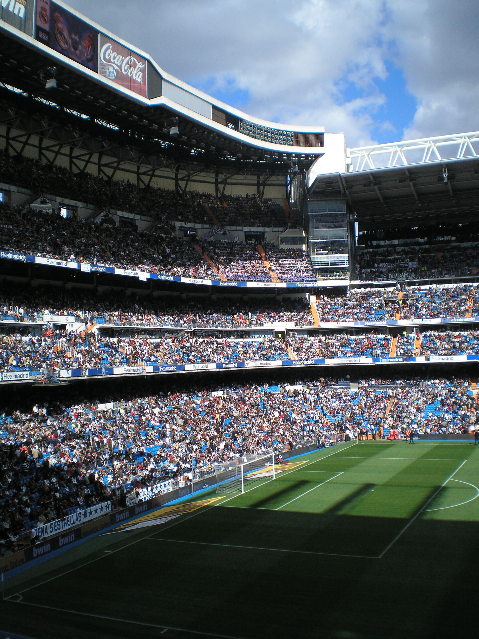 El estadio Santiago Bernabéu