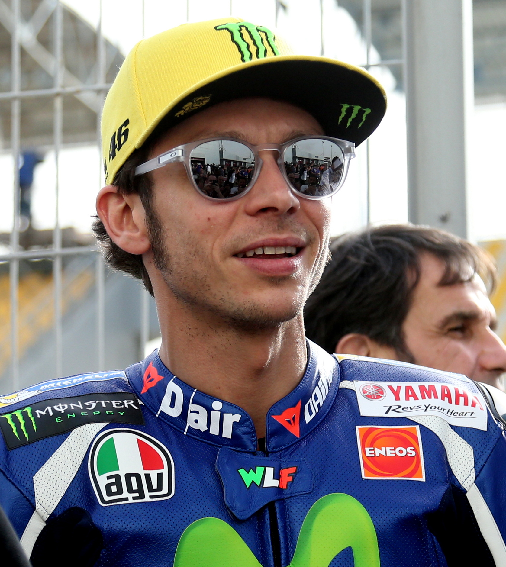 Valentino Rossi at Losail International Circuit Qatar photo by Hanson
