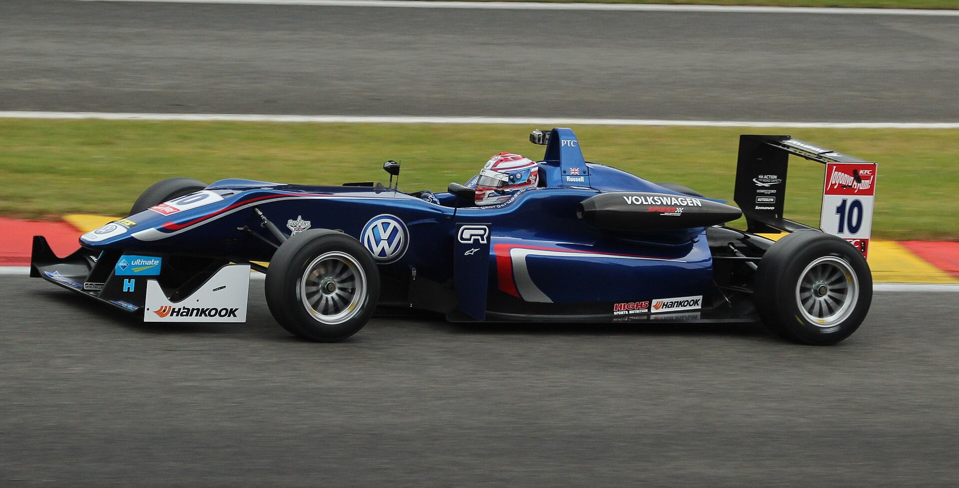George Russell at Spa in 2015, European Formula 3 Championship
