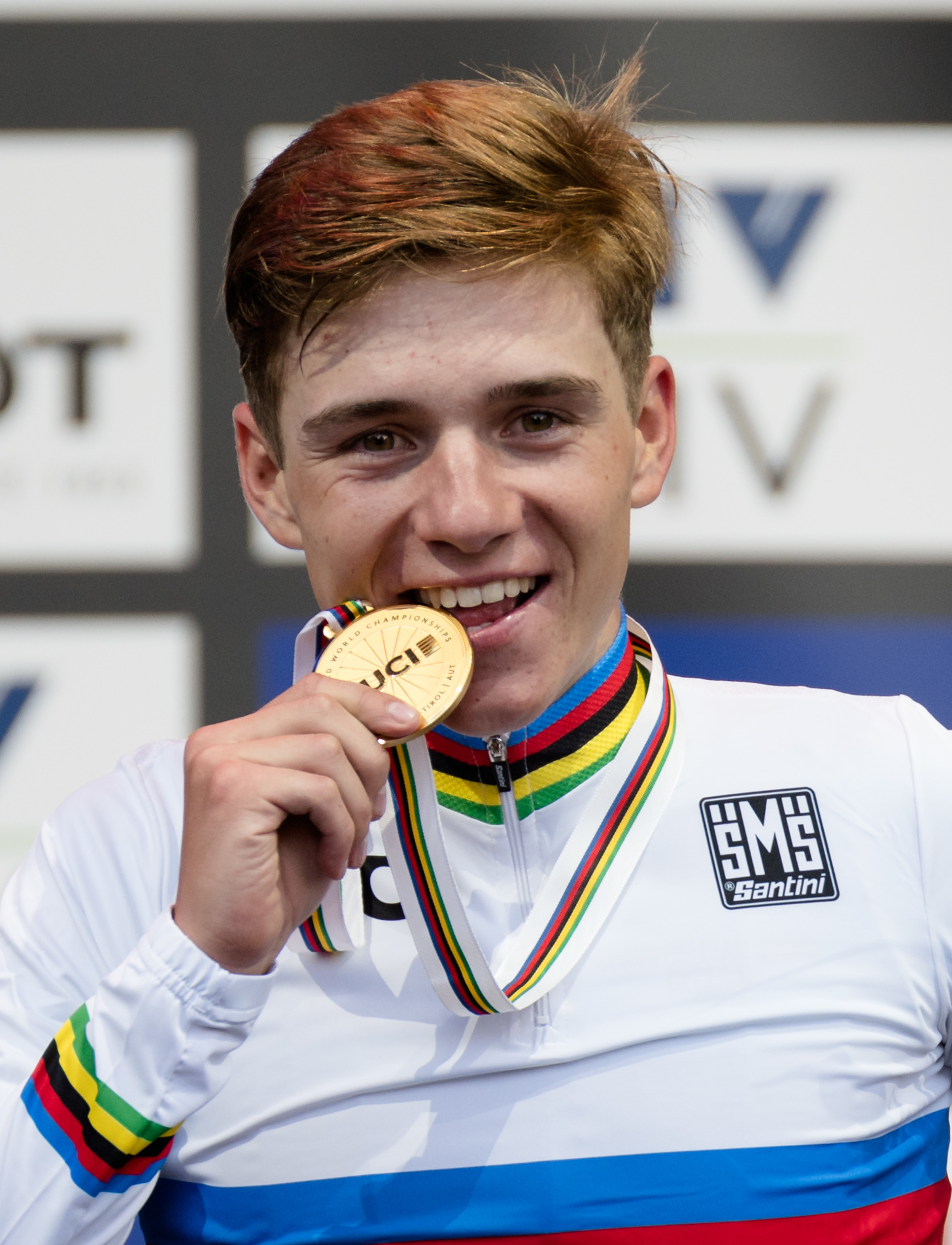 2018 UCI Road World Championships Innsbruck/Tirol Men Juniors Road Racel. Picture shows: Remco Evenepoel of Belgium